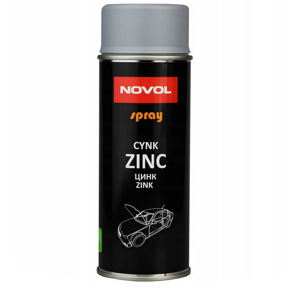 Спрей-грунт  SPRAY ZINC NOVOL позволяет сварку, 500 мл. 12шт./кор.