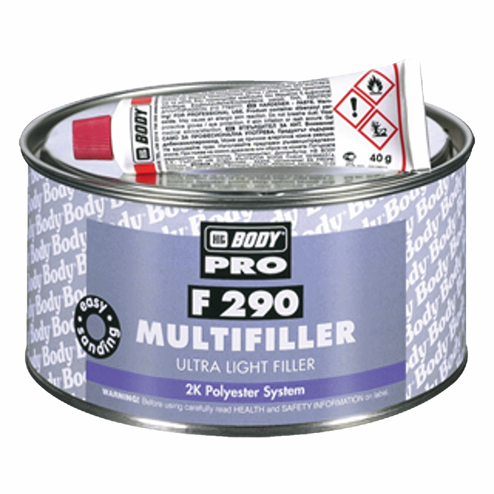 Шпатлевка  BODY 290 Ultra Light  сверхоблегч. 1.0 л. 6шт./кор.