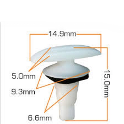 Клипса крепежная AS-247