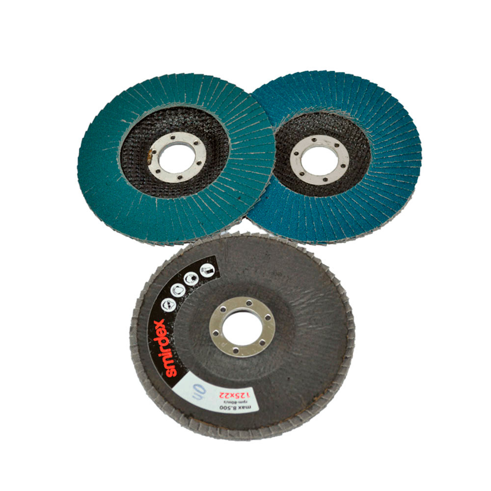 Круг лепестковый КЛТ Zr D=125мм  Р40, абразив оксид циркония
