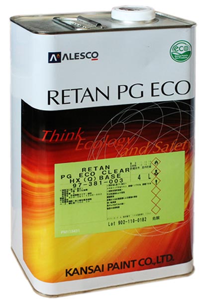 Лак  RETAN PG ECO  CLEAR HX (Q)  BASE  4л - Эко лак воздушной сушки, время высыхания 5ч.