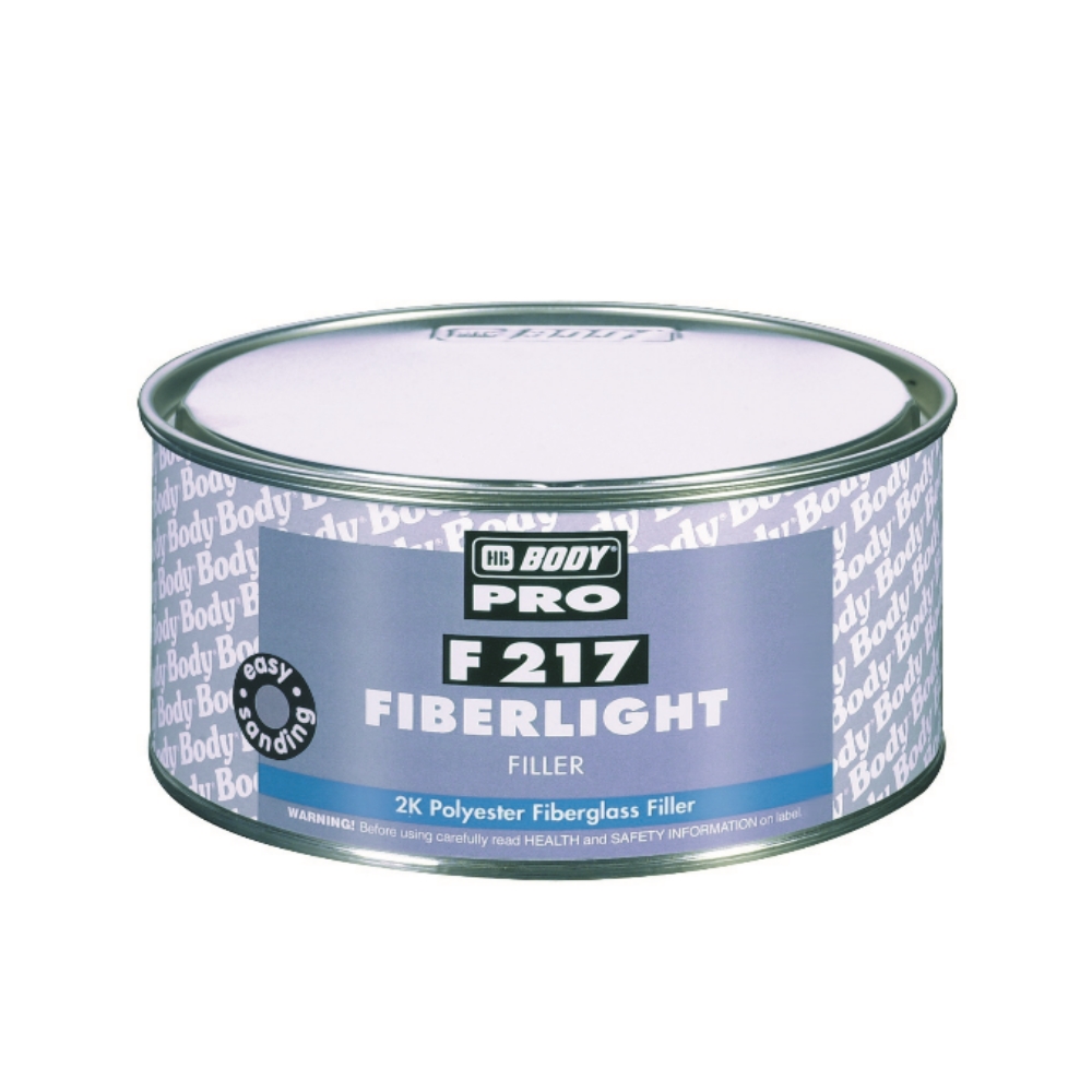 Шпатлевка BODY PRO F217 FiberLight облегченная со стекловолокном 1.0л.