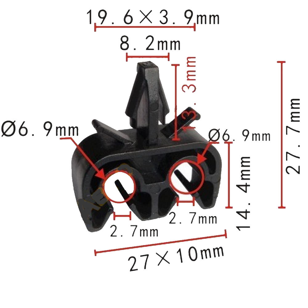 Клипса крепежная AS-1015