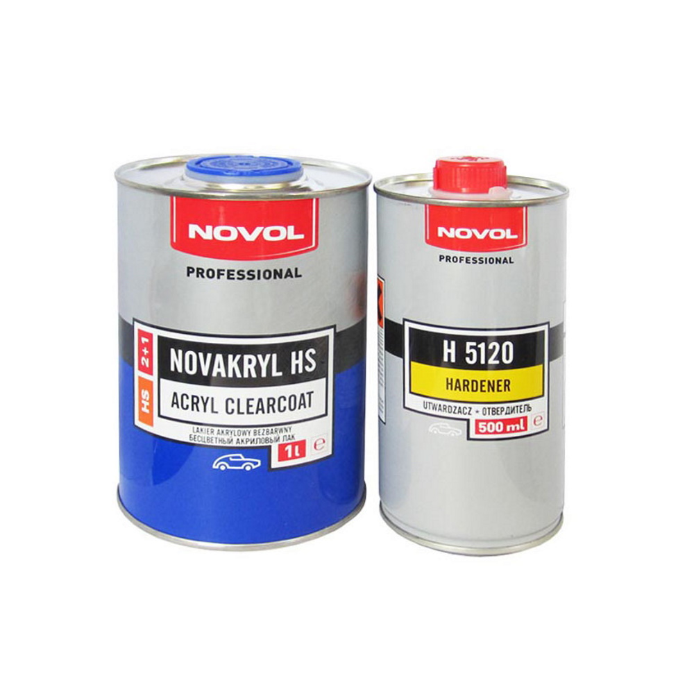 Лак  2+1 NOVOL NOVACRYL HS , 1л. 6шт./кор.                    