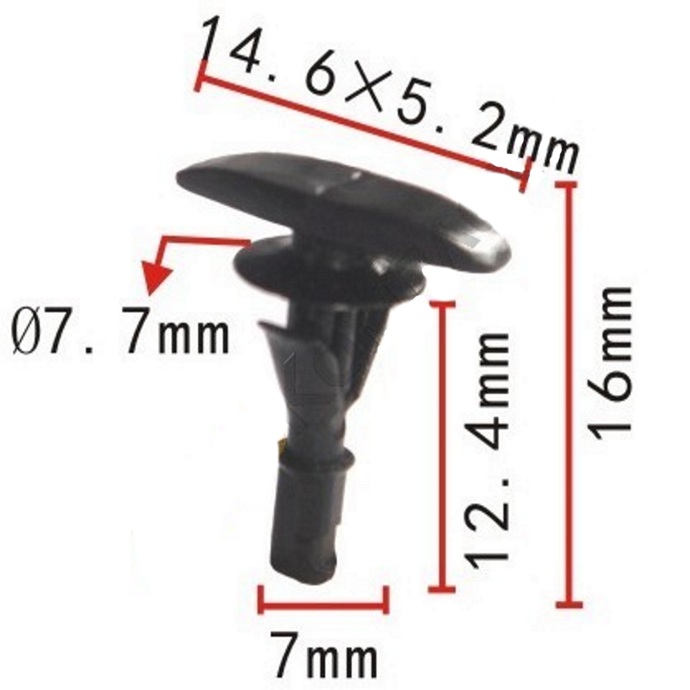 Клипса крепежная AS- 035