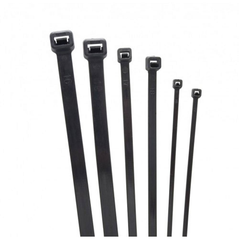 Кабельный хомут, черный, 100мм х 2,5мм  ( уп. 100 штук )