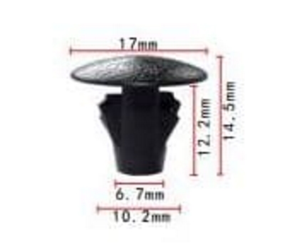 Клипса крепежная AS-218