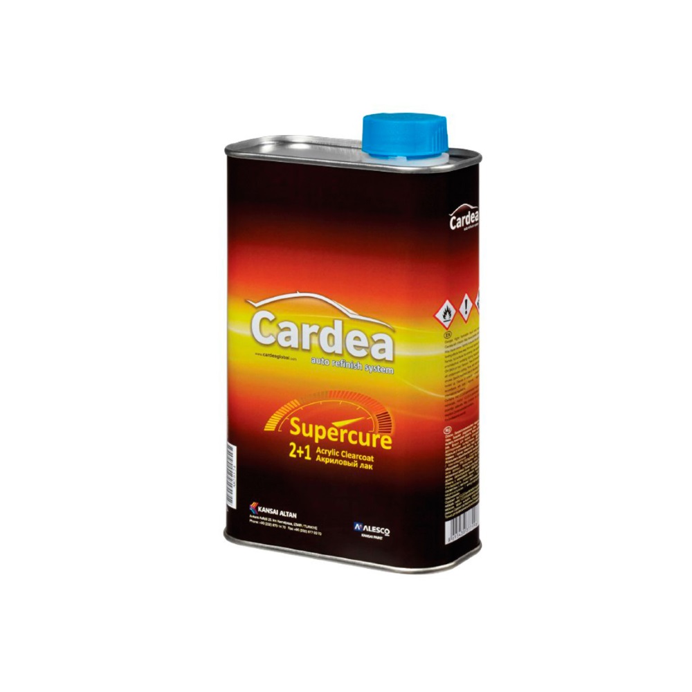Лак быстросохнущий Cardea 2+1 Clearcoat - Supercure 0.5L