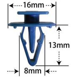 Клипса крепежная AS-1500