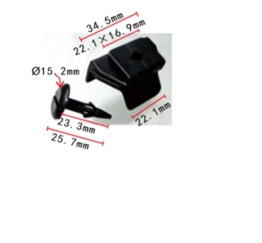 Клипса крепежная AS-1856