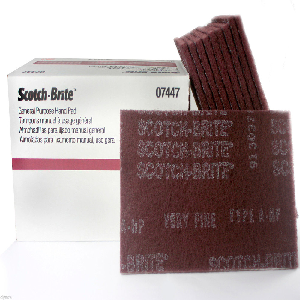 Абразивный лист Scotch-Brite 7447 PRO, A VFN  бордовый лист